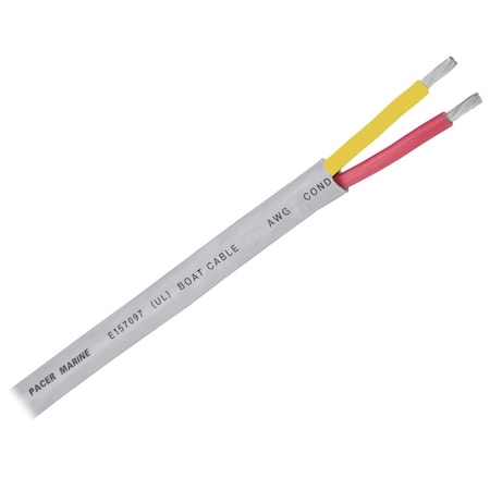 Pacer Group Pacer 12/2 AWG Round Safety Duplex Cable - Red/Yellow - 100' WR12/2RYW-100